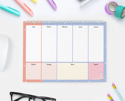 Qué es un organizador semanal
