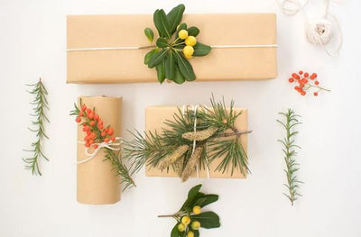 6 Formas eco-friendly de envolver un regalo