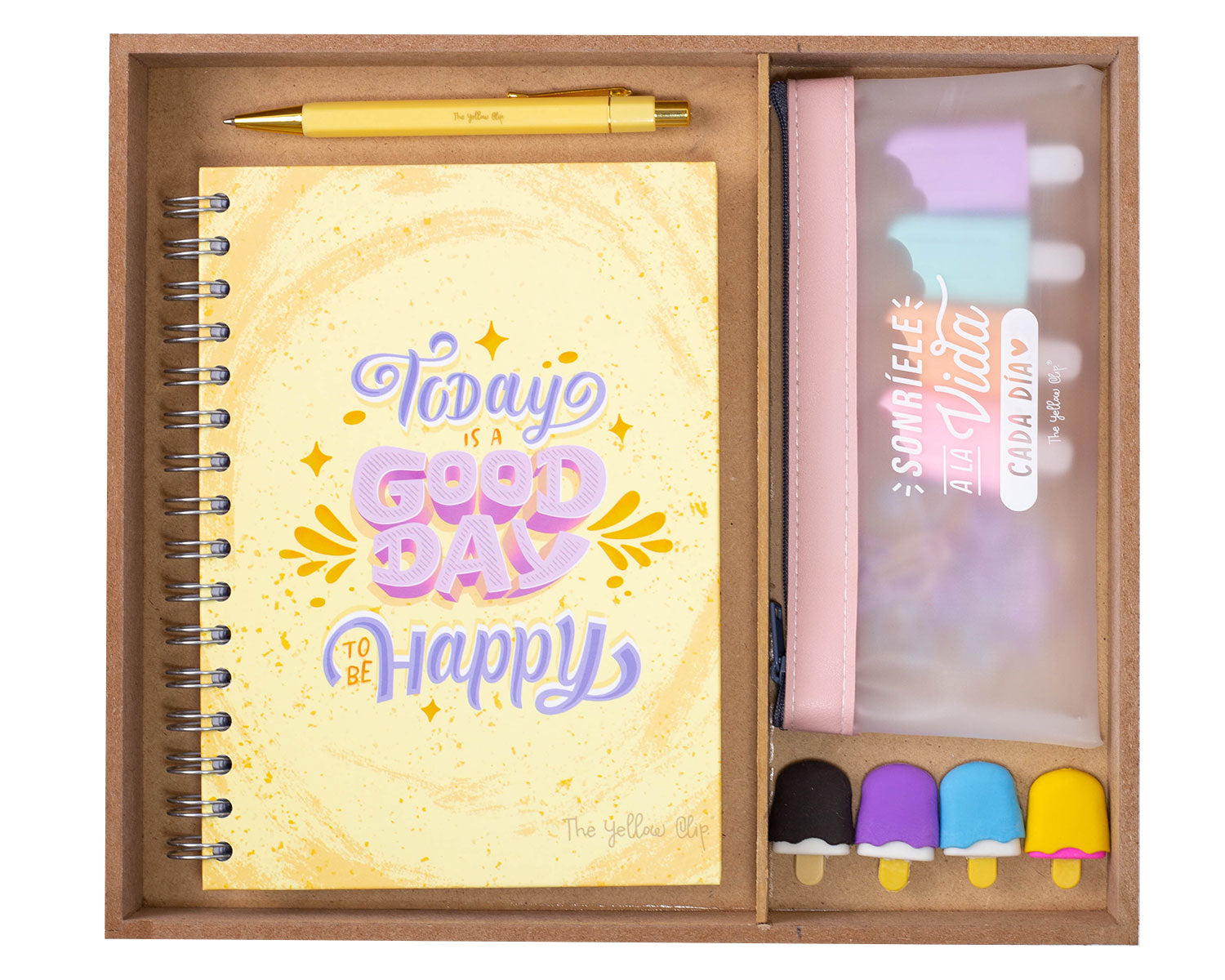 Bullet Journal Kit, Libreta De Puntos, Marcatextos, Clips